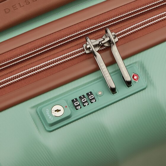 Delsey Paris Carrousel 2 4 Rollen Kabinentrolley 55 cm mit Dehnfalte