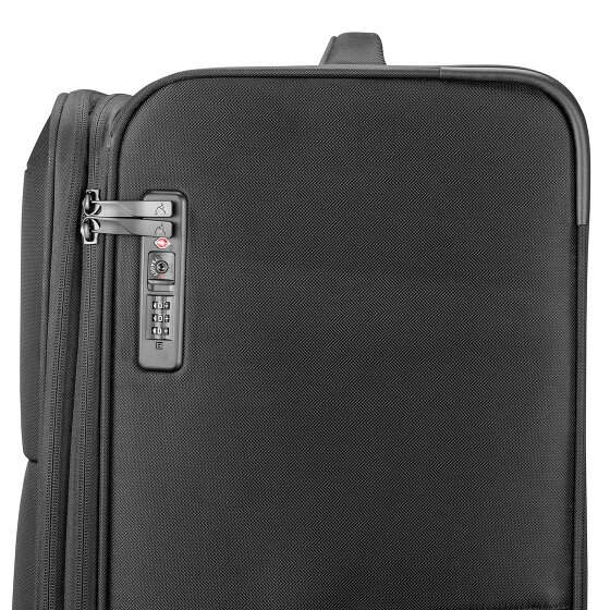 Pack Easy GoUp 4 Rollen Trolley L 76 cm mit Dehnfalte
