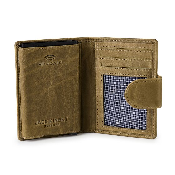 Jack Kinsky Aruba Geldbörse RFID Schutz Leder 7.5 cm