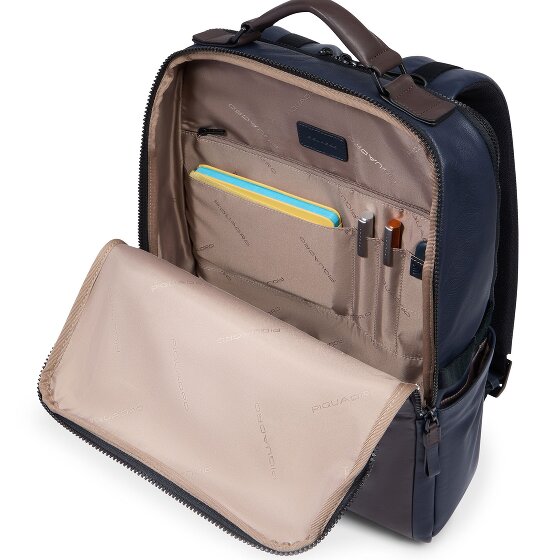 Piquadro Harper Business-Rucksack Leder 42 cm Laptopfach