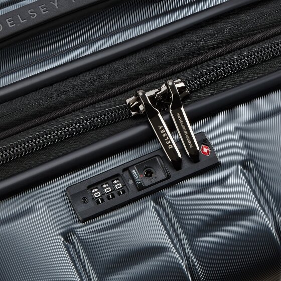 Delsey Paris Longitude 4 Rollen Trolley 81 cm mit Dehnfalte