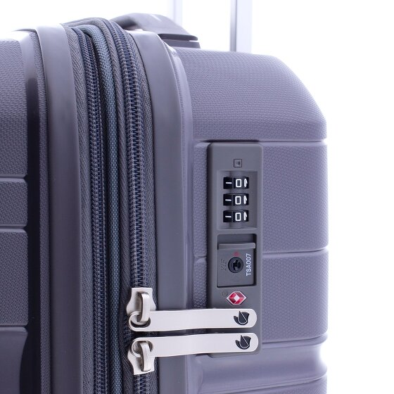 Gladiator 3800 4 Rollen Kabinentrolley 55 cm mit Dehnfalte