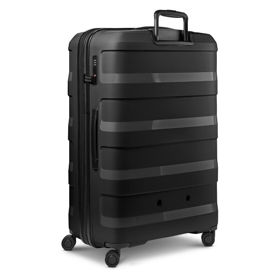 Redolz Pro PP 4 Rollen Trolley 83 cm mit Dehnfalte