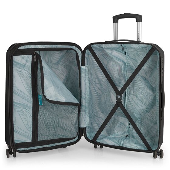 Gabol Mercury 4 Rollen Trolley M 66 cm mit Dehnfalte