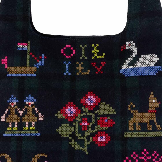 Oilily Marken Cross Stitch Hendrikje Schultertasche 30 cm