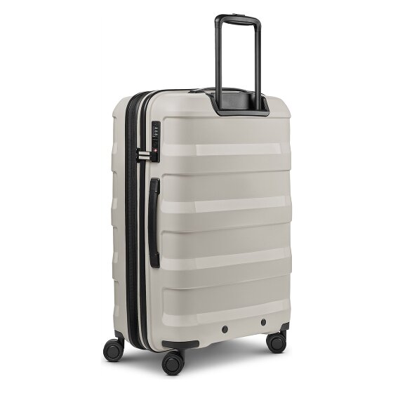 Redolz Pro PP 4 Rollen Trolley 66 cm mit Dehnfalte