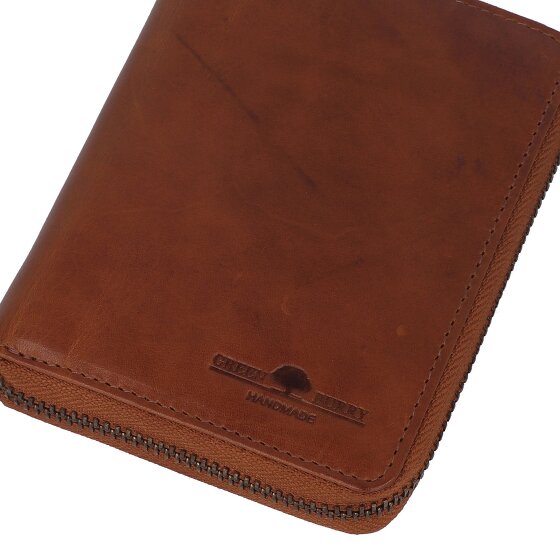 Greenburry Newport Geldbörse RFID Schutz Leder 10 cm