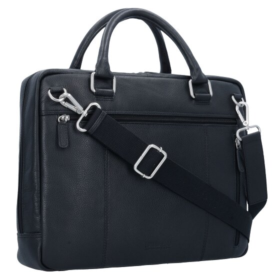 Leonhard Heyden Berlin Aktentasche Leder 38 cm Laptopfach