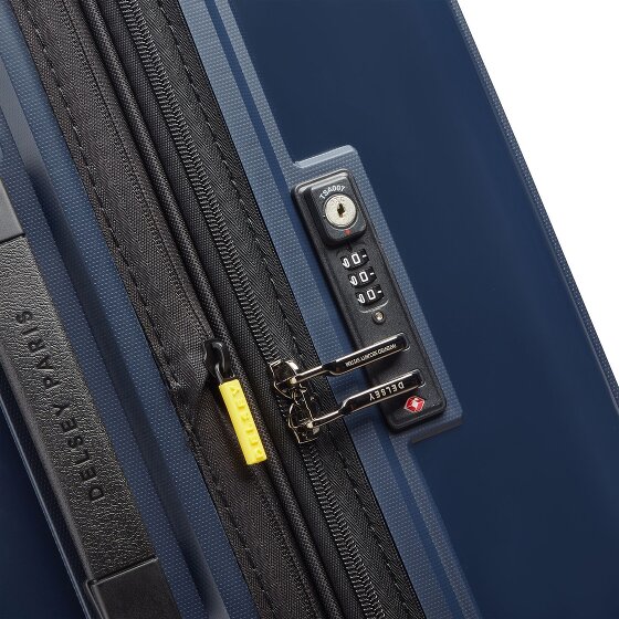 Delsey Paris Lutece Se 4 Rollen Trolley 68 cm mit Dehnfalte