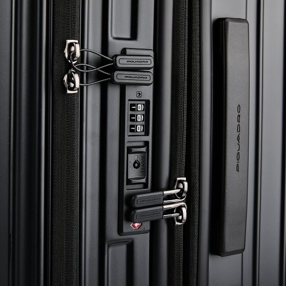 Piquadro PQ-Light 4 Rollen Trolley M 69 cm mit Dehnfalte