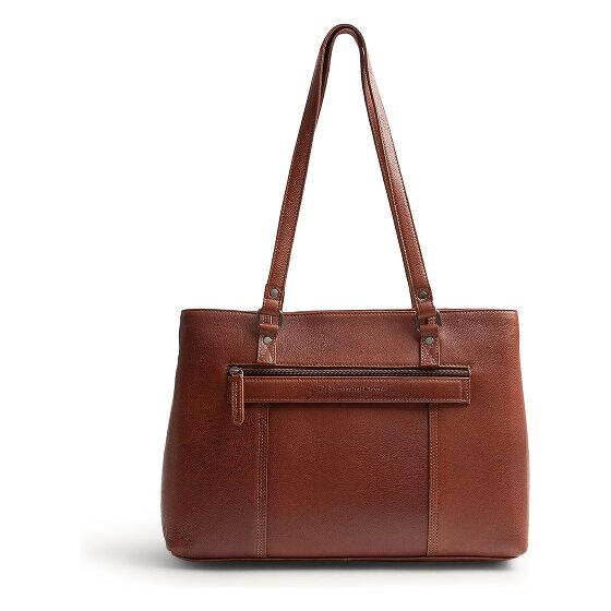 The Chesterfield Brand Alverino Schultertasche Leder 38 cm Laptopfach