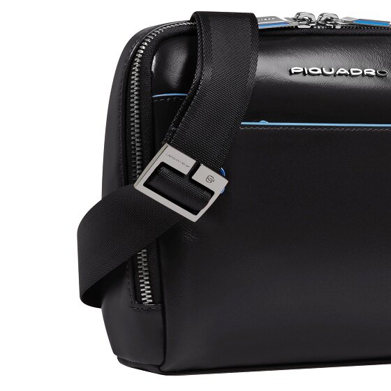 Piquadro Blue Square Umhängetasche Leder 21 cm