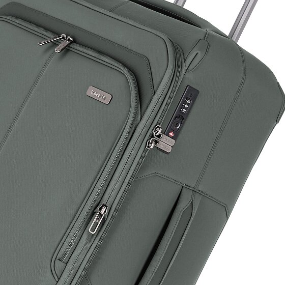 Travelite Priima 4 Rollen Trolley 68 cm mit Dehnfalte