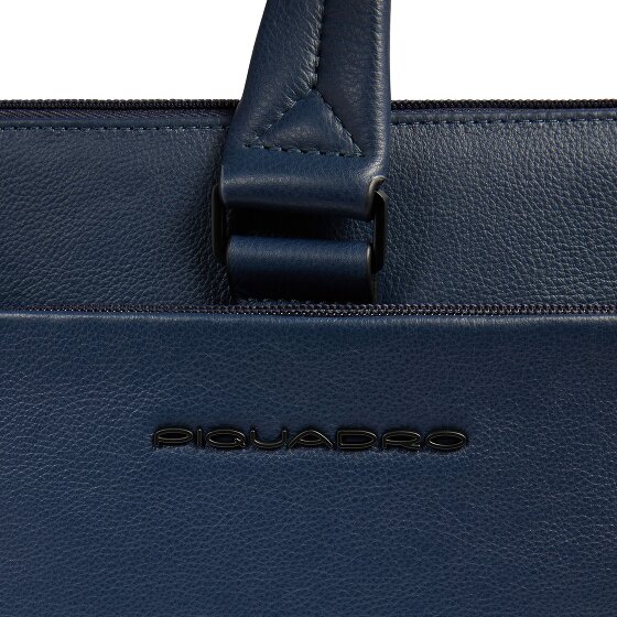 Piquadro Russel Aktentasche RFID Schutz Leder 42 cm Laptopfach