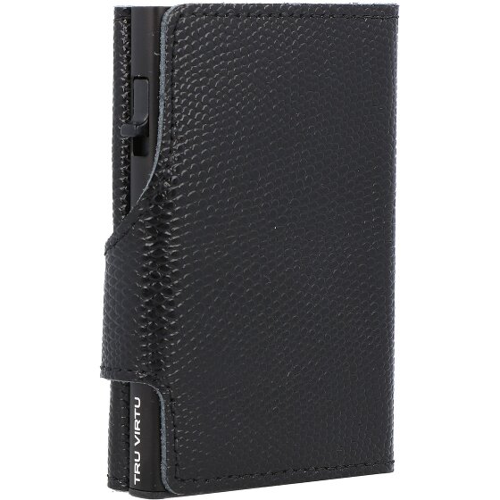 Tru Virtu Click & Slide Kreditkartenetui RFID Leder 6,5 cm