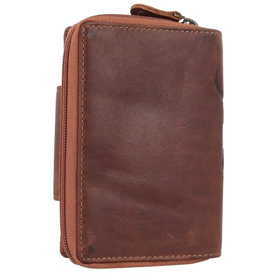 Jack Kinsky Monterey Geldbörse RFID Schutz Leder 10 cm