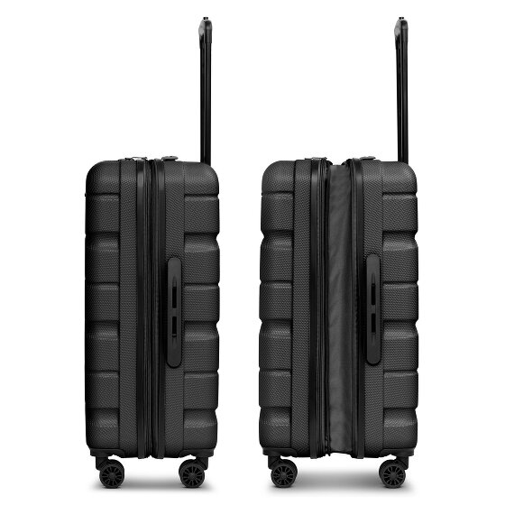 Franky Munich 4.0 4 Rollen Kofferset 3-teilig mit Dehnfalte