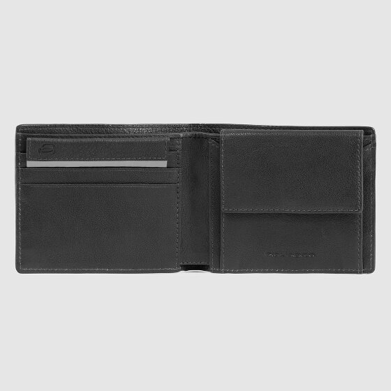 Piquadro Carl Geldbörse RFID Schutz Leder 11 cm