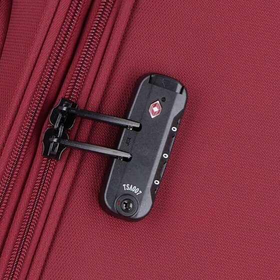 d&n Travel Line 9704 4 Rollen Trolley L 78 cm mit Dehnfalte