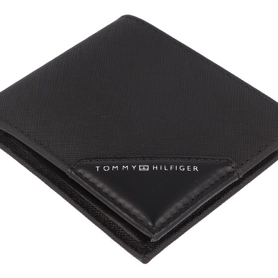 Tommy Hilfiger TH Saffiano Geldbörse RFID Schutz Leder 11 cm Geldscheinklammer Geschenkbox