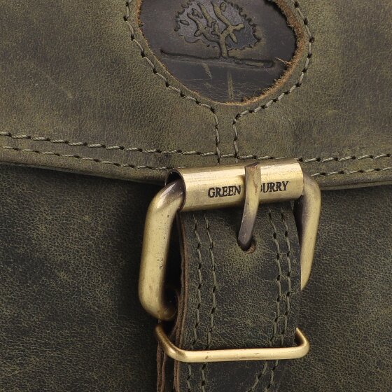 Greenburry Vintage Gürteltasche Leder 13 cm