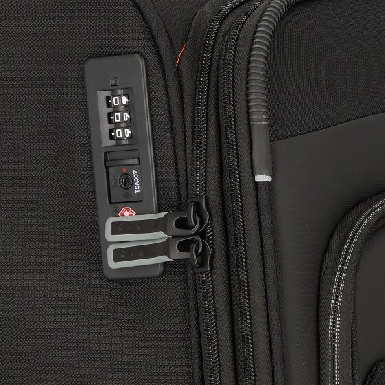 d&n Travel Line 9504 4 Rollen Trolley L 76 cm mit Dehnfalte