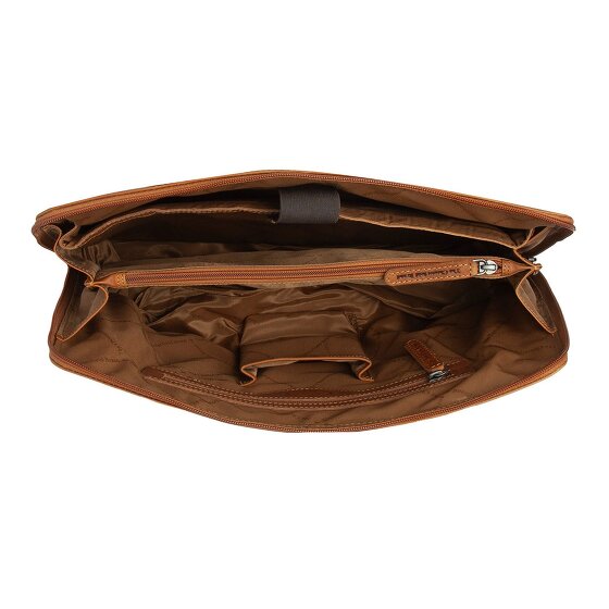 The Chesterfield Brand Branson Schultertasche Leder 37 cm Laptopfach
