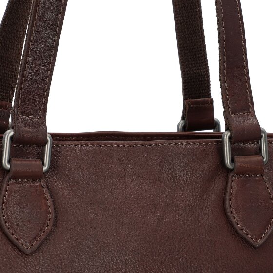 Jack Kinsky Schultertasche Leder 27 cm