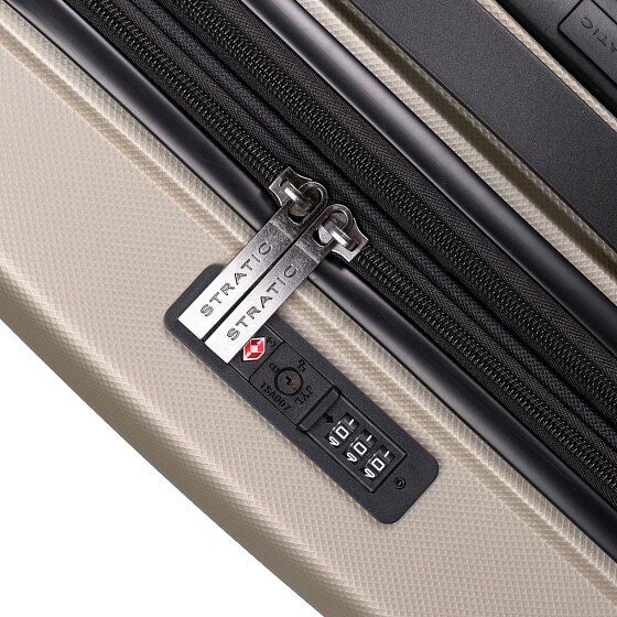 Stratic Bright+ 4 Rollen Kabinentrolley S 55 cm mit Dehnfalte