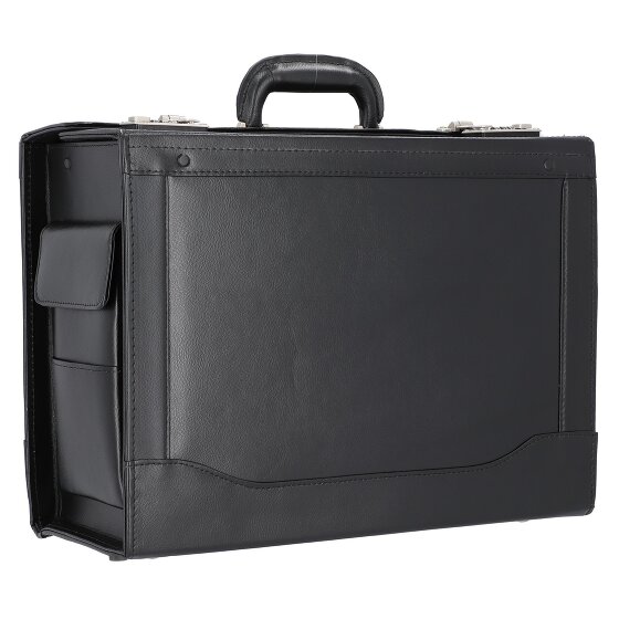 Alassio Pilotenkoffer Leder 45 cm Laptopfach