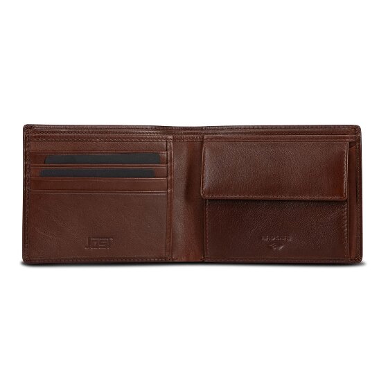 Jost Vardo Geldbörse RFID Schutz Leder 12.5 cm
