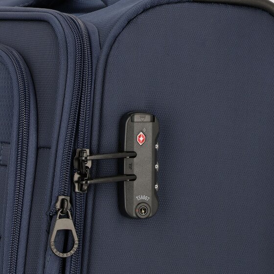 d&n Travel Line 9704 4 Rollen Kabinentrolley S 55 cm mit Dehnfalte