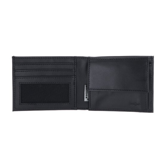 oxmox Leather Geldbörse RFID Schutz Leder 11 cm