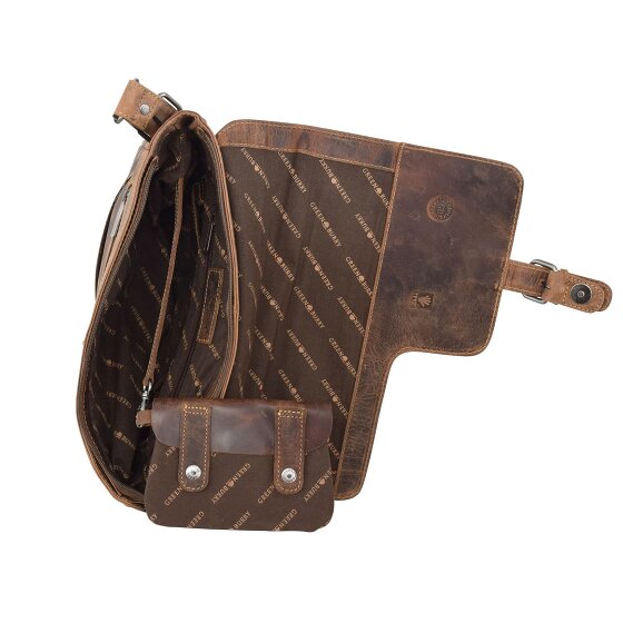 Greenburry Vintage Umhängetasche Leder 32 cm