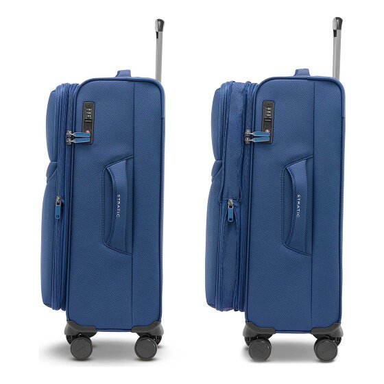 Stratic Lite 4 Rollen Trolley M 65 cm mit Dehnfalte