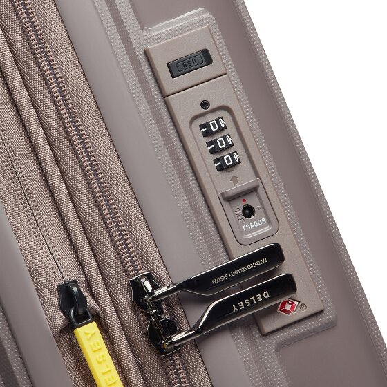 Delsey Paris Lutece 4 Rollen Kabinentrolley 55 cm mit Dehnfalte