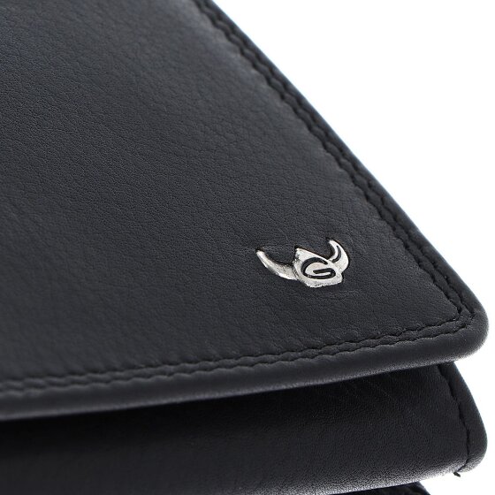 Golden Head Polo Geldbörse RFID Schutz Leder 10 cm