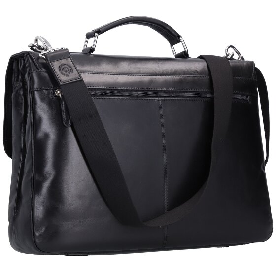 bugatti Romano Aktentasche Leder 40 cm Laptopfach