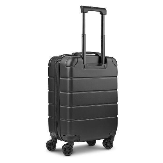 Police Dublin 4 Rollen Kabinentrolley S 54 cm Laptopfach mit Dehnfalte