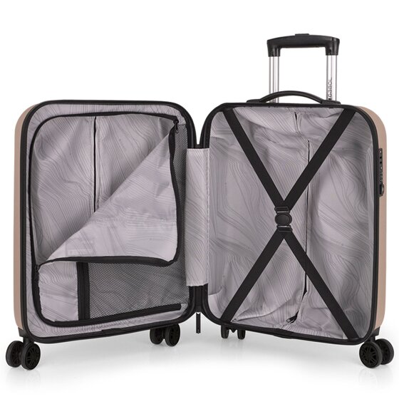 Gabol Paradise XP 4 Rollen Kabinentrolley S 55 cm mit Dehnfalte