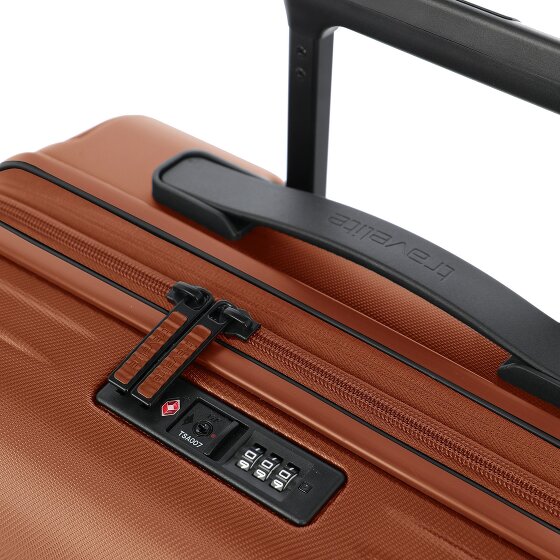 Travelite Dynamiic 4 Rollen Trolley 66 cm mit Dehnfalte