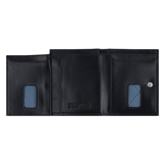 bugatti Secure Slim Geldbörse RFID Schutz Leder 8 cm