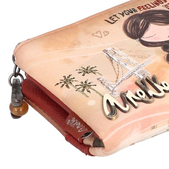 Anekke Peace & Love Geldbörse RFID Schutz 17.5 cm