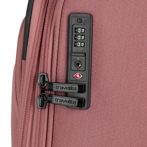 Travelite Kick Off 4 Rollen Trolley M 67 cm mit Dehnfalte