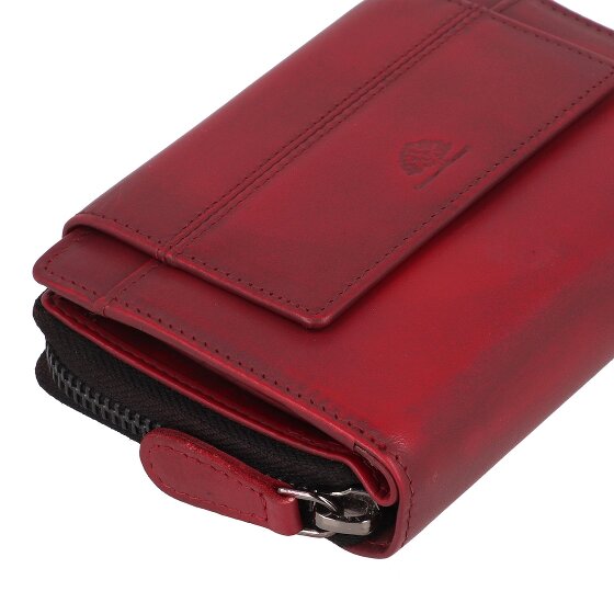 Greenburry Destressed Geldbörse RFID Schutz Leder 13.5 cm