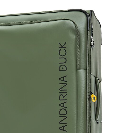 Mandarina Duck Eco Coated 4 Rollen Trolley XL 83 cm mit Dehnfalte