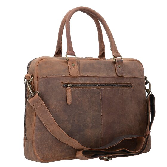 Harold's Antic Collection Aktentasche Leder 40cm Laptopfach