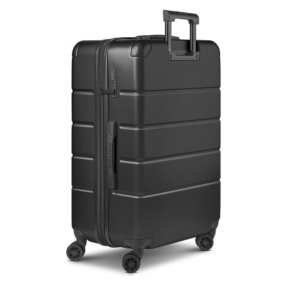 Police Dublin 4 Rollen Trolley L 75 cm mit Dehnfalte