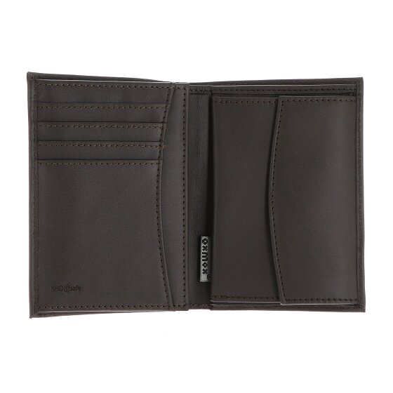 oxmox Leather Geldbörse RFID Schutz Leder 10 cm