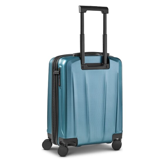 Police New York 4 Rollen Kabinentrolley S 54 cm mit Dehnfalte